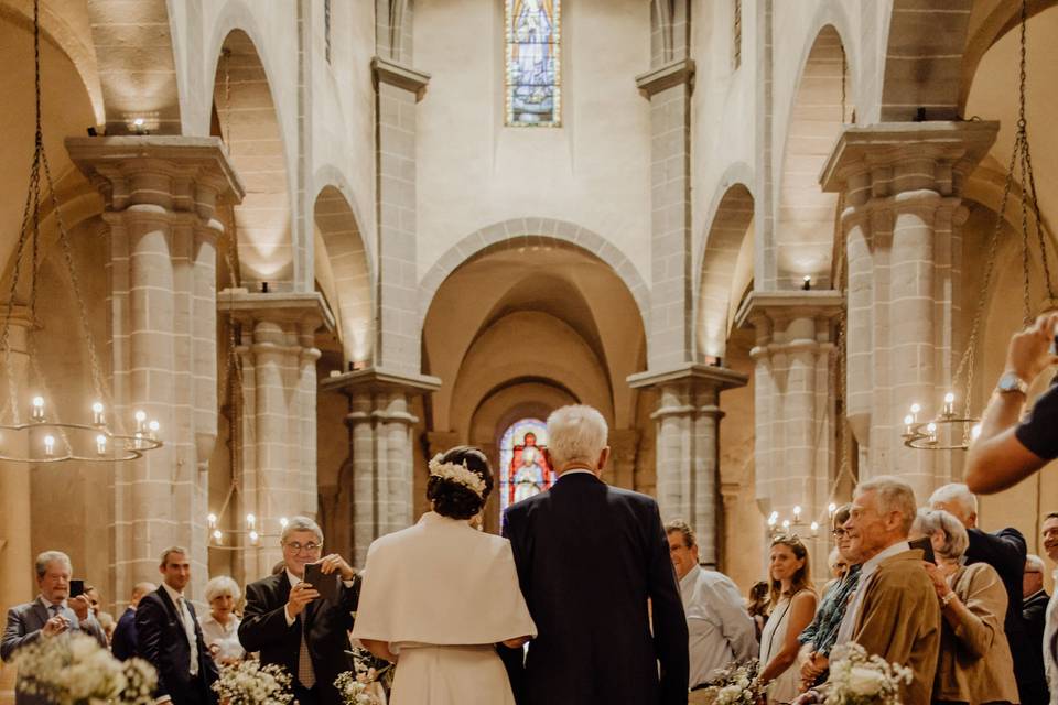 Arrivée de la mariée