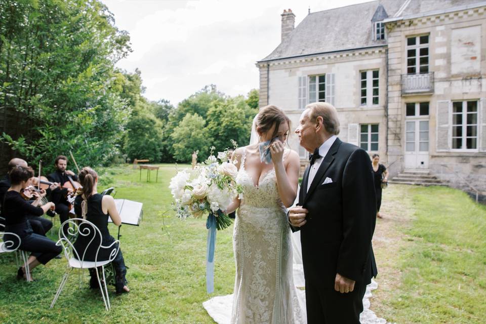 Arrivée de la mariée