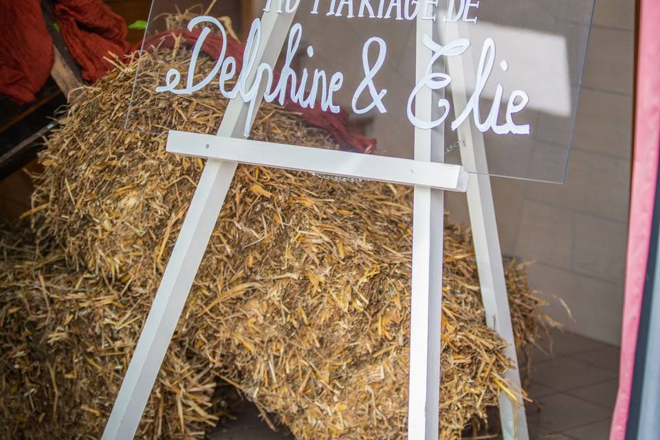 Panneau de bienvenue