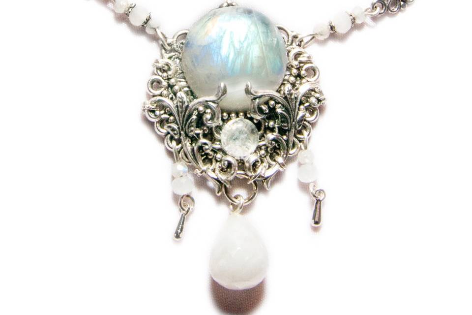 Collier pierre de lune