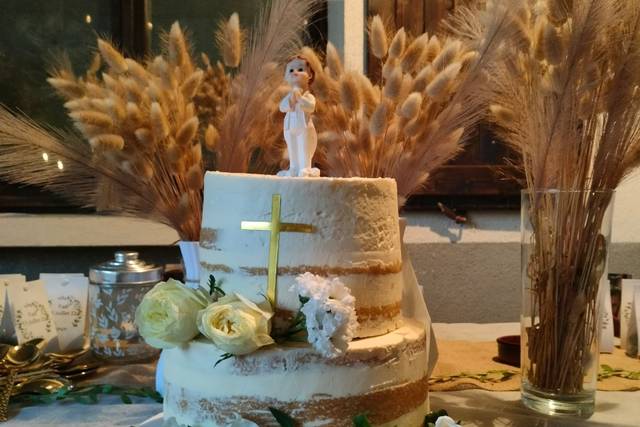 Cake design baptême.