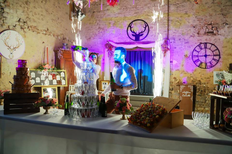 Buffet illuminé