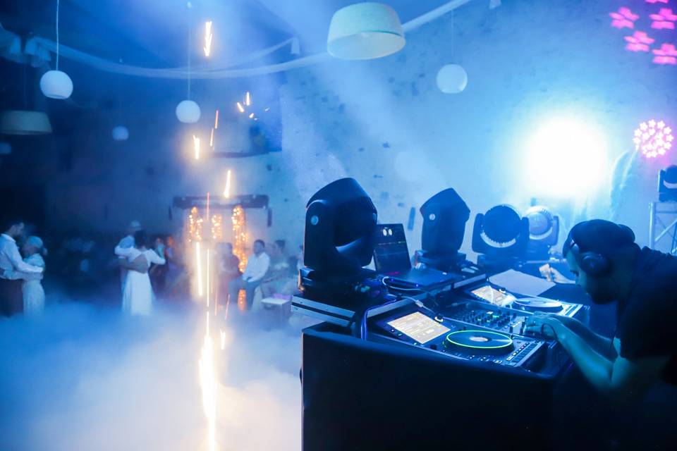 Projecteur bleu