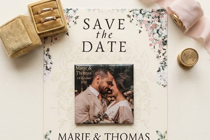 Save the date carré