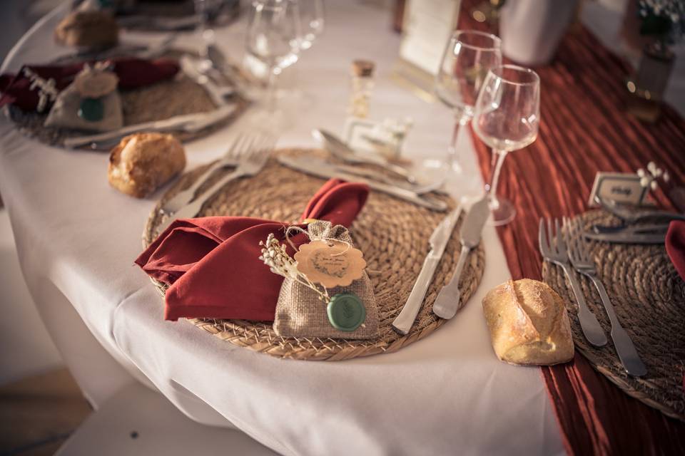 Décoration de table mariage
