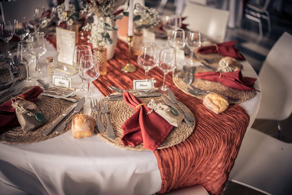 Décoration de table mariage