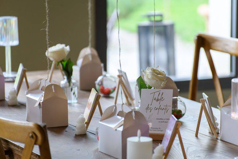 Table des enfants