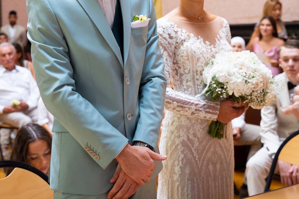 Ceremonie à la mairie