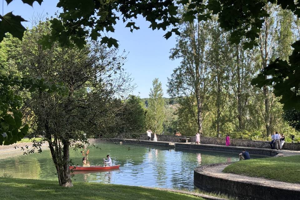 Cadre idyllique Vin d'honneur