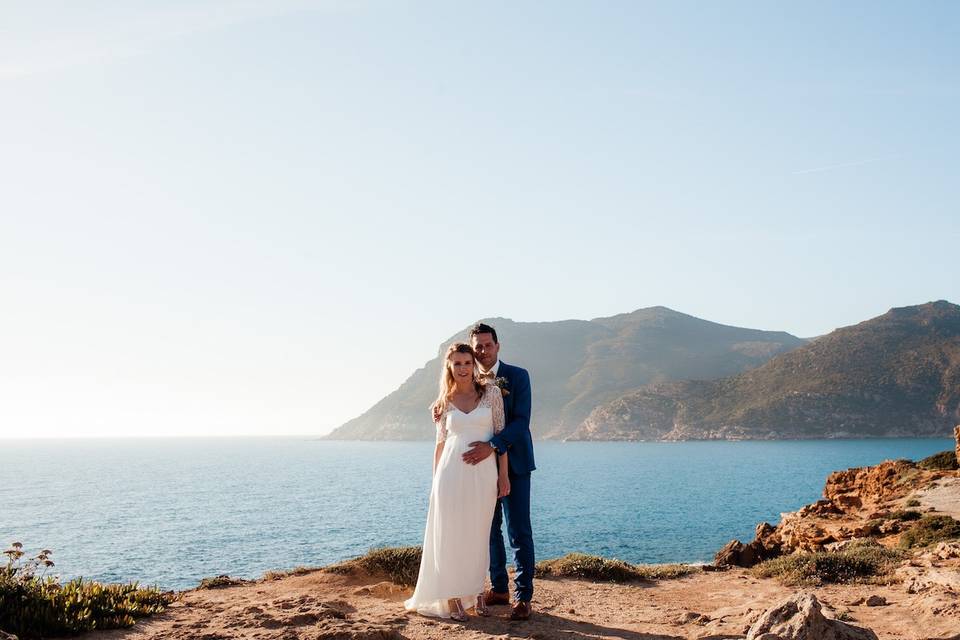 Photo de couple bord de mer