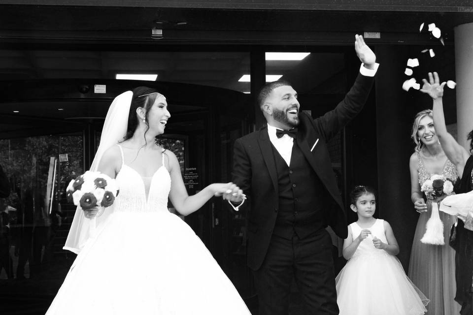 Mairie mariage sortie