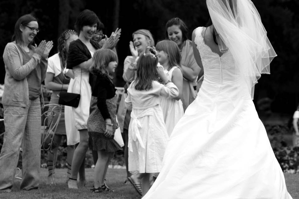 Le lancer du bouquet