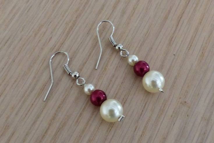 Boucles d'oreilles mariage