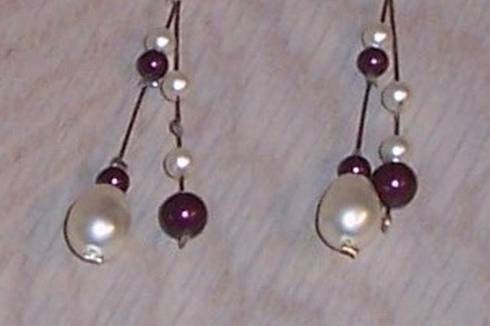 Boucles d'oreilles mariage