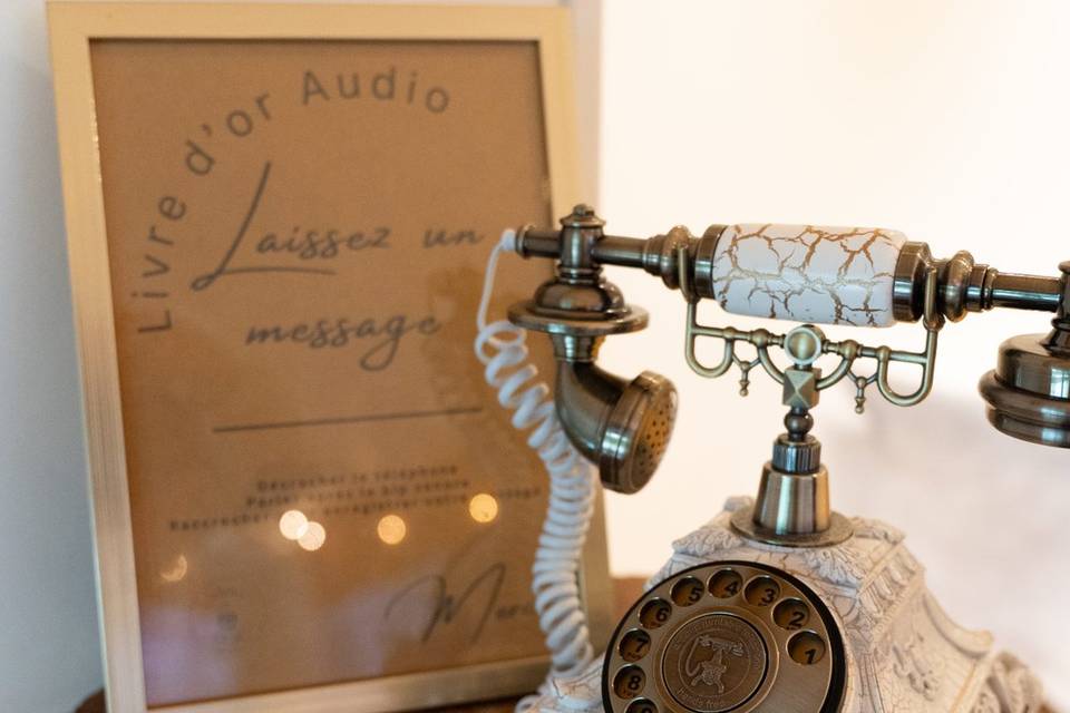 Livre d'or audio