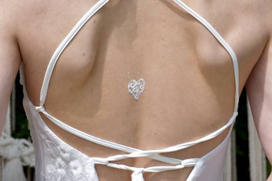 Dos mini tatouage paillette