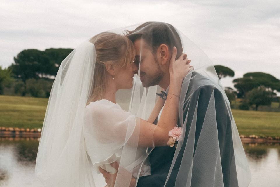 Détail du voile et tendresse