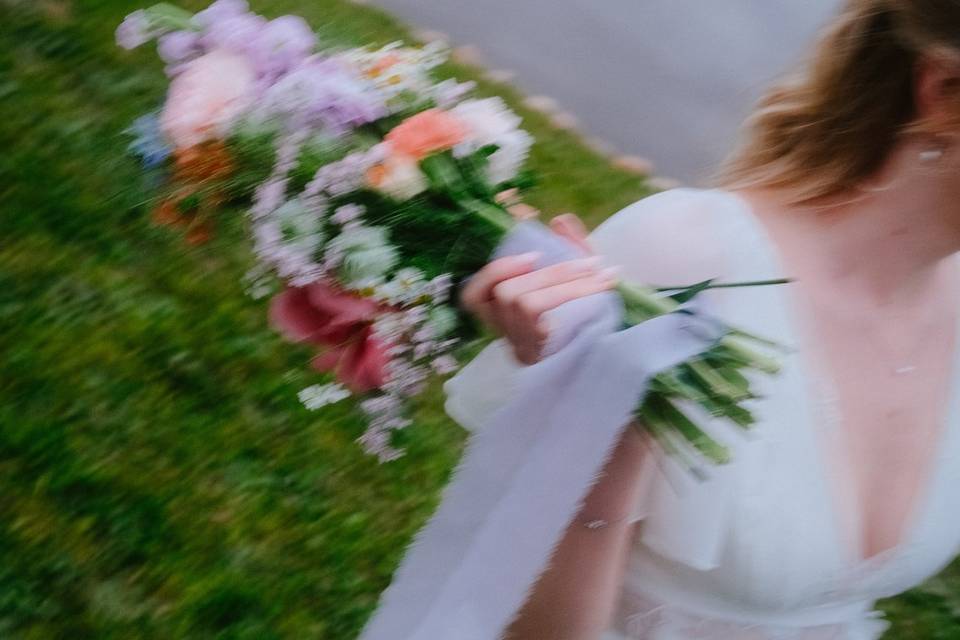 Bouquet floueté