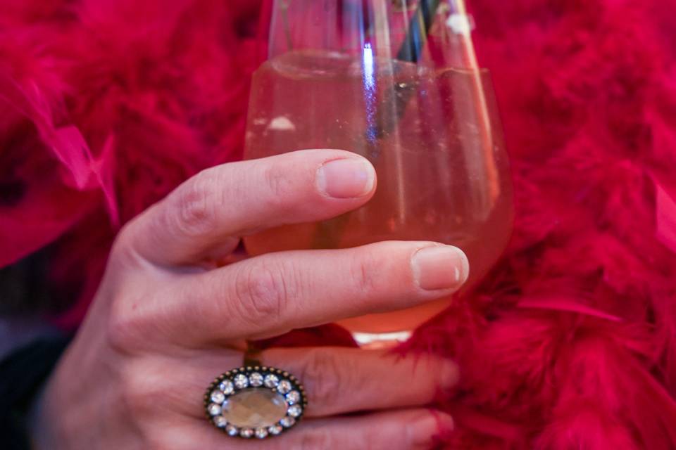 Rose sur Rouge