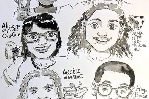élèves cours BD