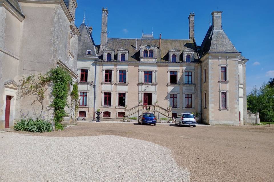 Façade du château