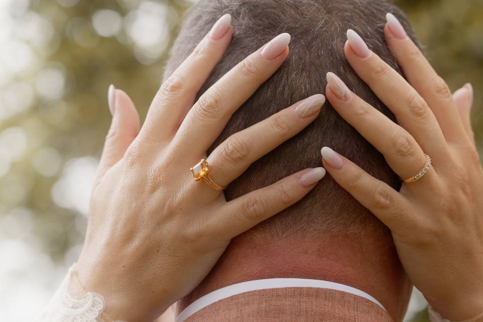 Les bagues de la mariée