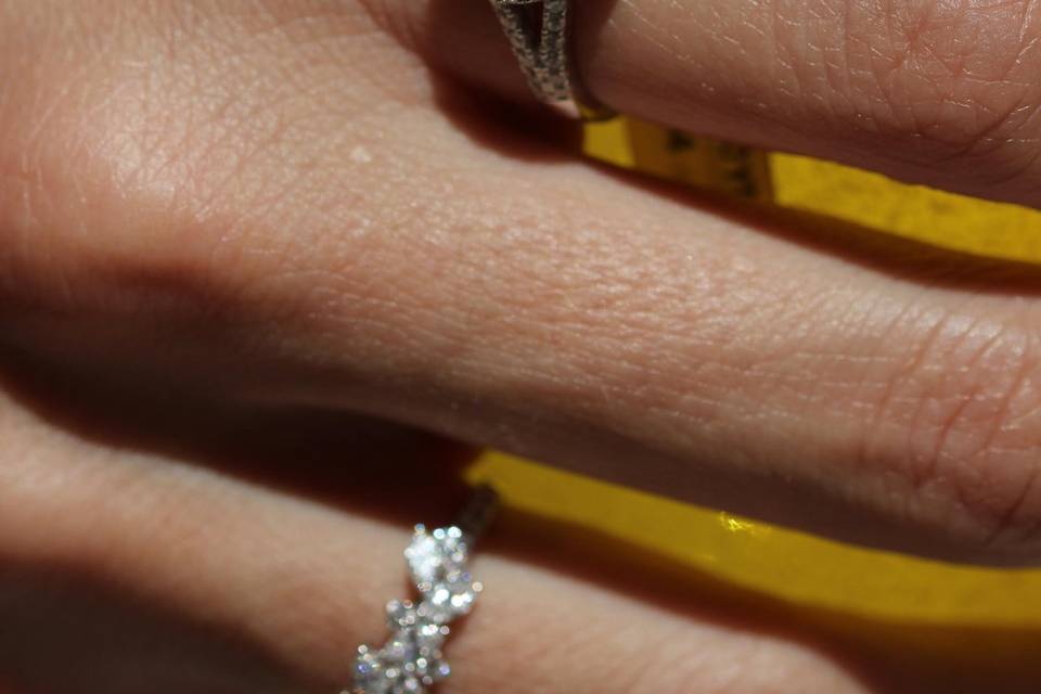 Serti illusion diamant jaune