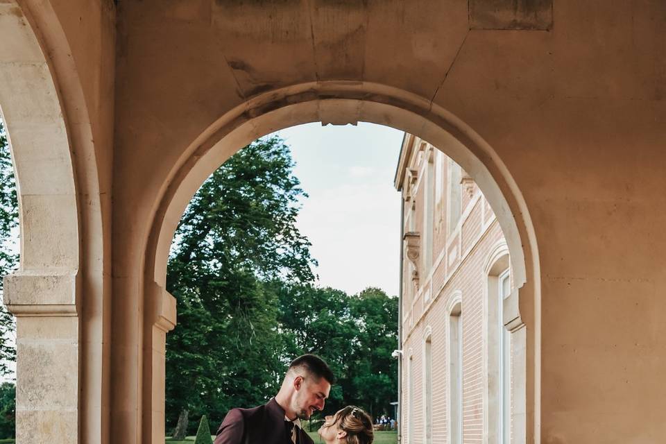 Couple sous arche