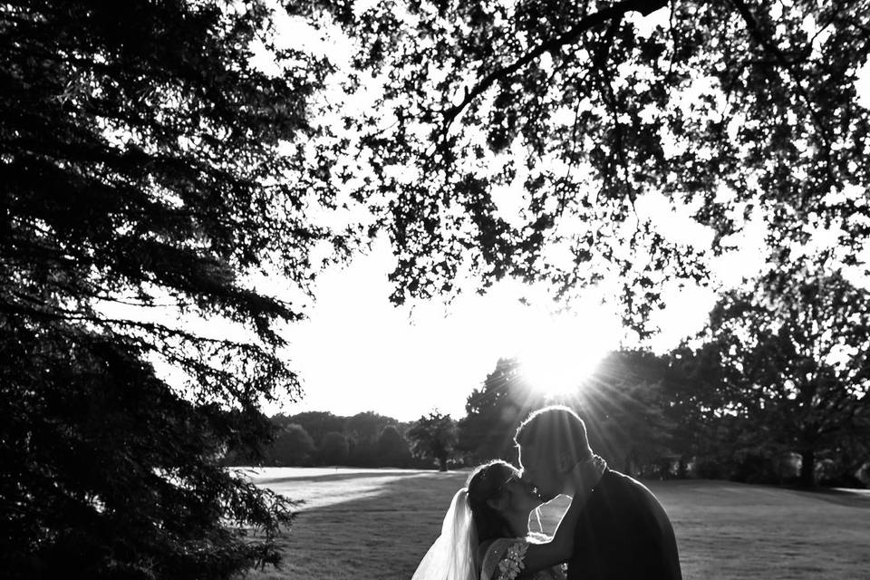 Couple à contre-jour