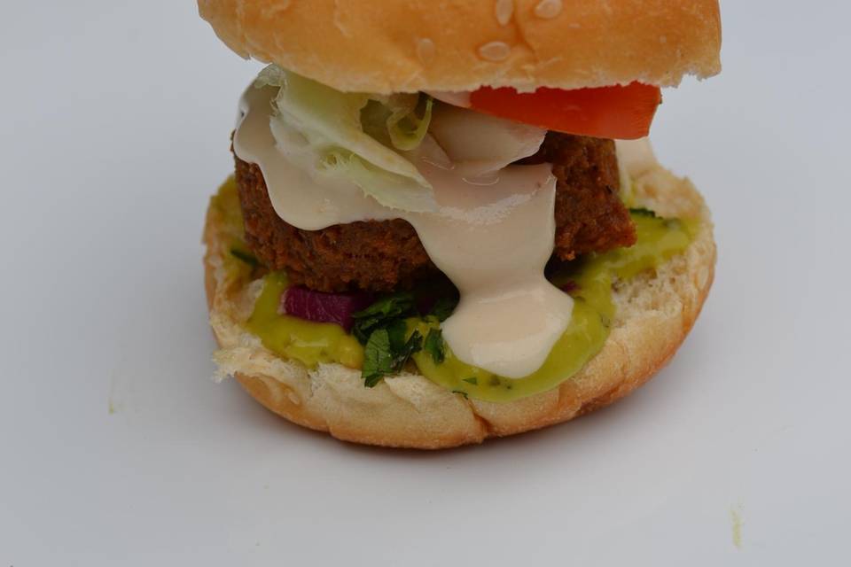 Mini-burger de falafels