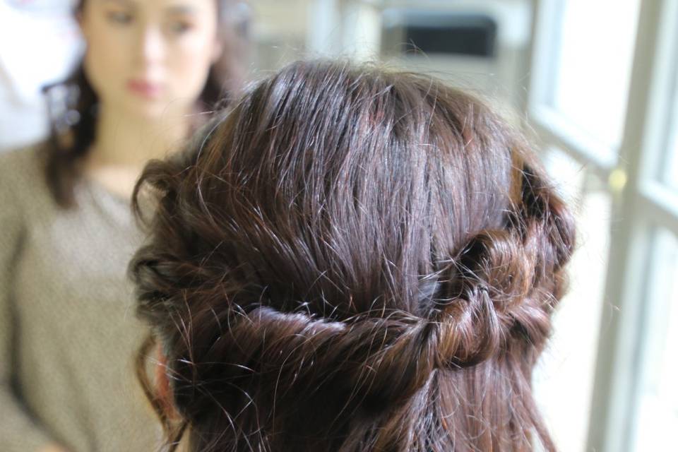 Coiffure bohème mariage