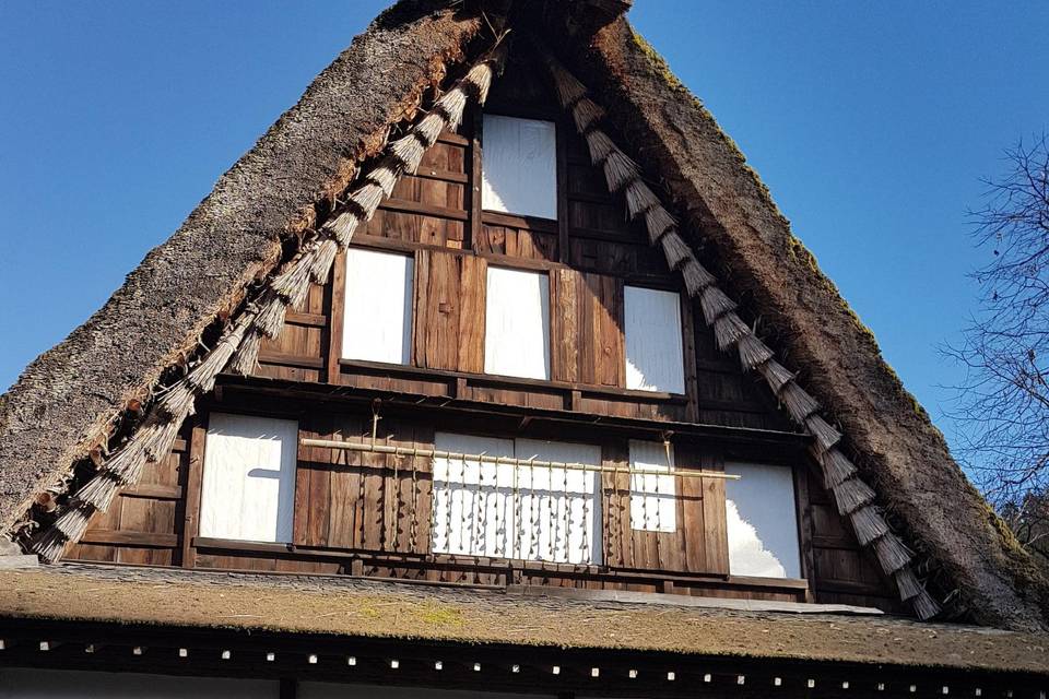 Shirakawago village rustique