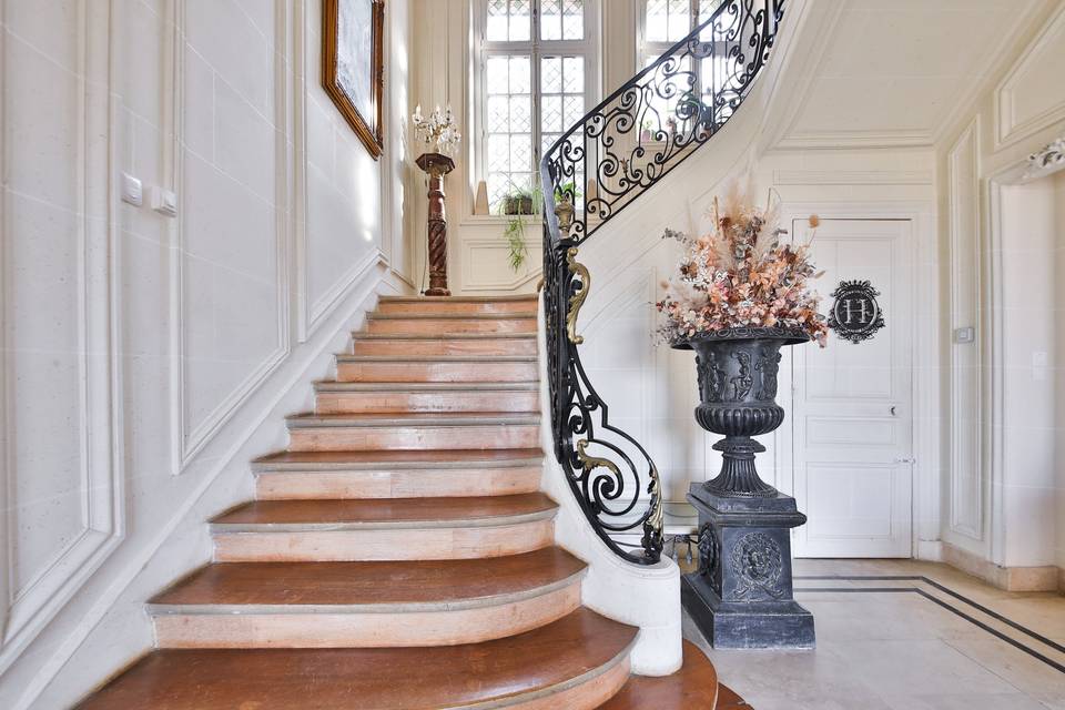 L'entrée au Grand Manoir