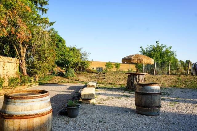 Le terrain de pétanque