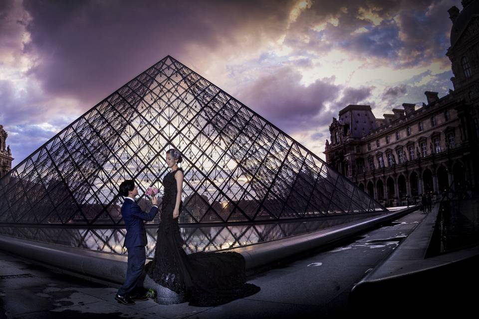 La pyramide du Louvre