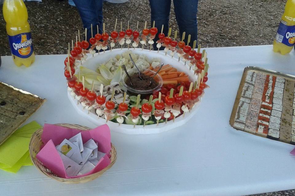 Anchoïade et légumes crus