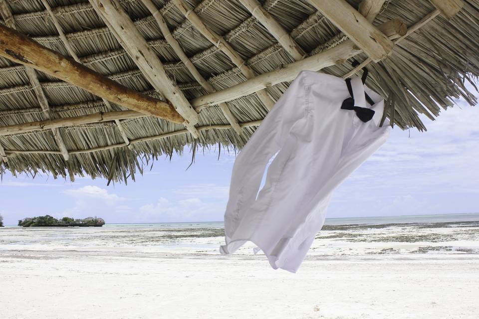 Chemise du marié au Zanzibar