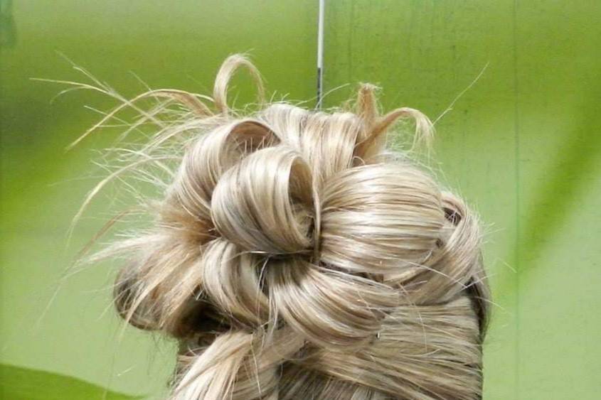 Chignon éclaté