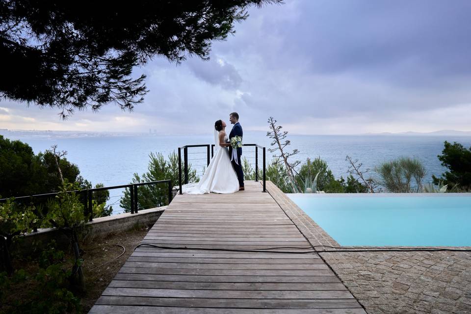 Mariage face à la mer