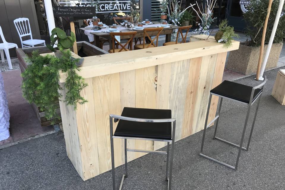 Bar en bois