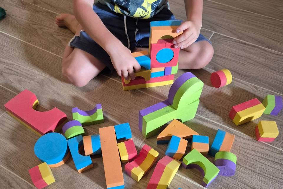 Jeu de construction en mousse