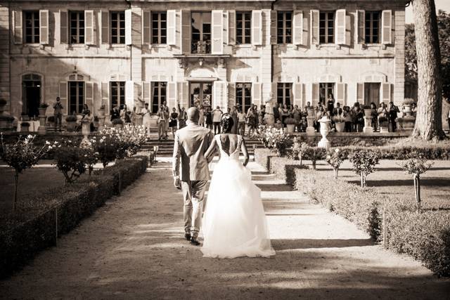 Arrivée des mariés