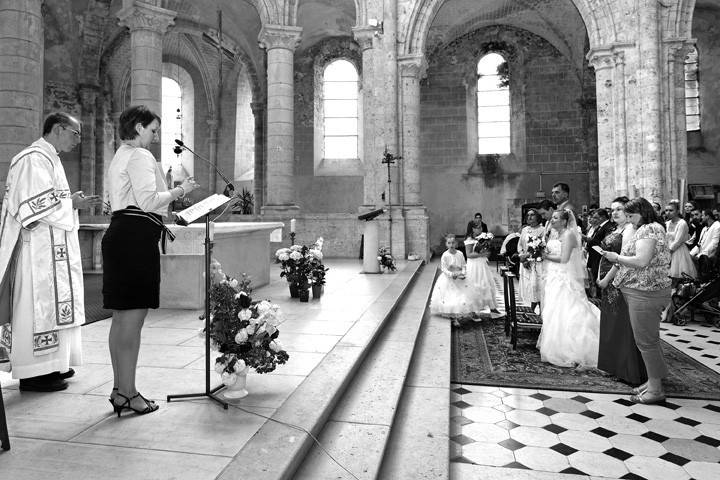Messe nuptiale à Lèves