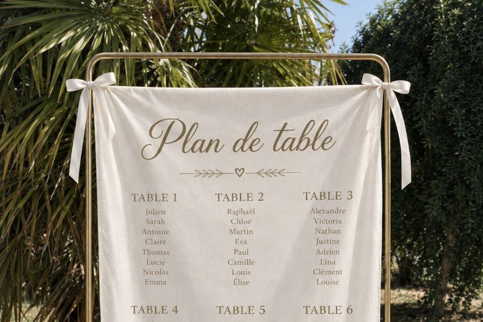 plan de table