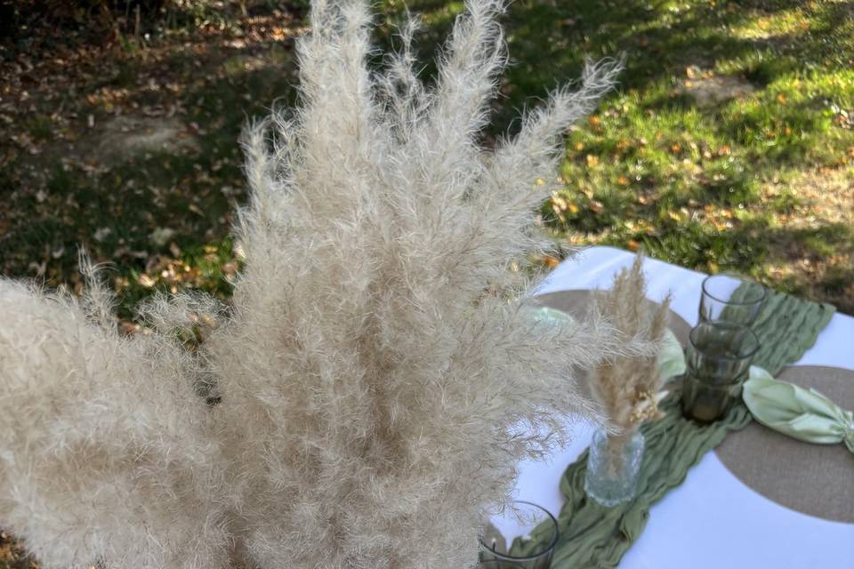 décoration vert sauge