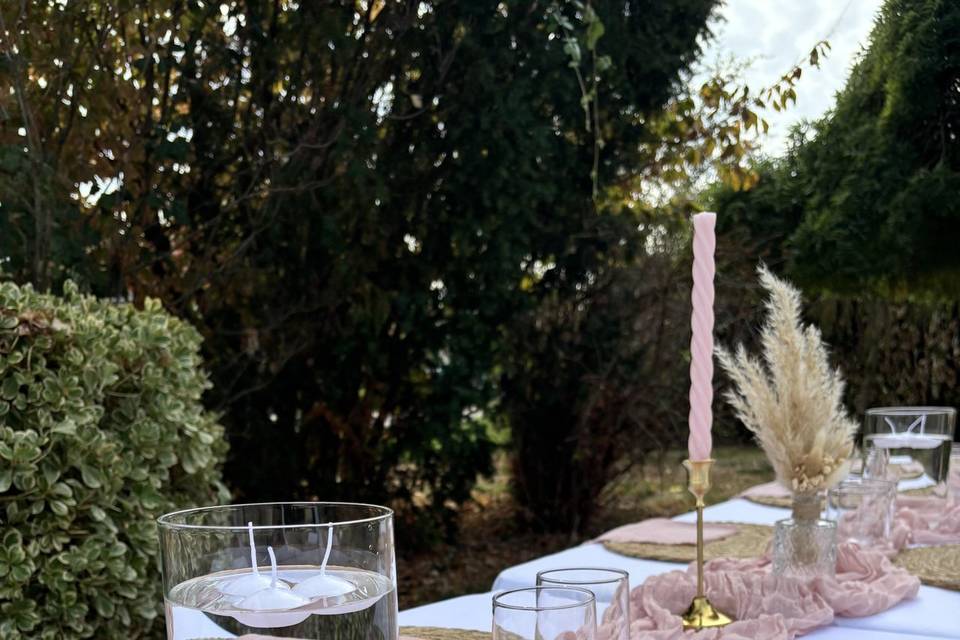 rose poudré