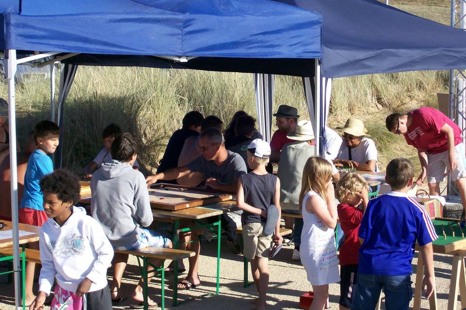 Animation à la plage