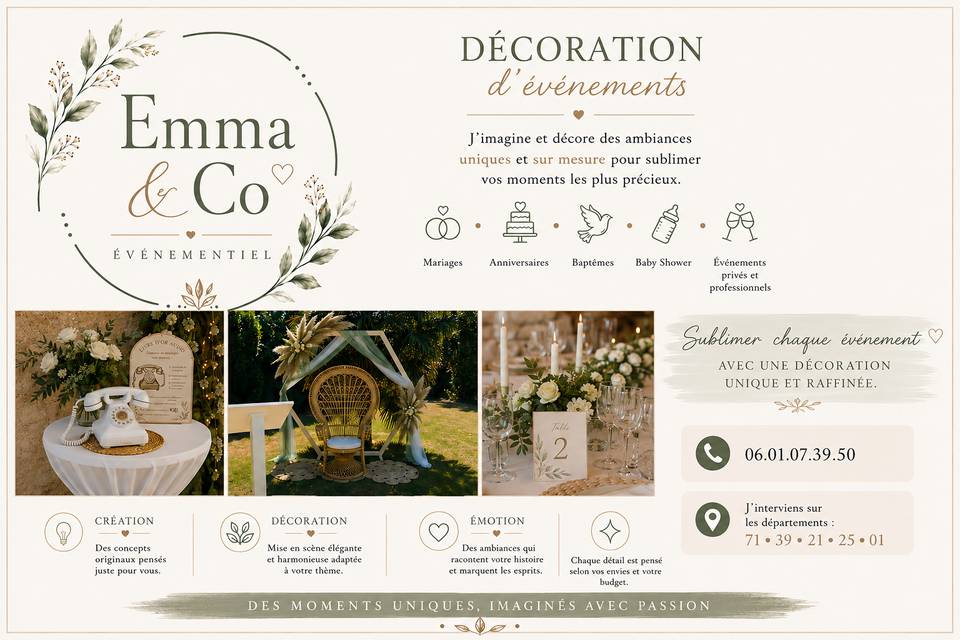 Emma and Co Événementiel