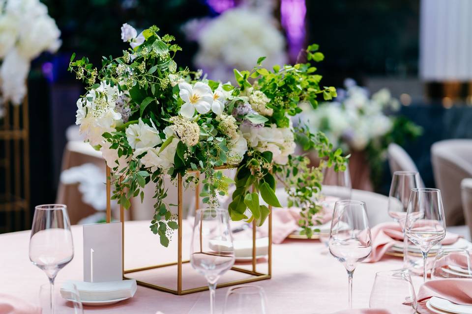 Décor table de mariage