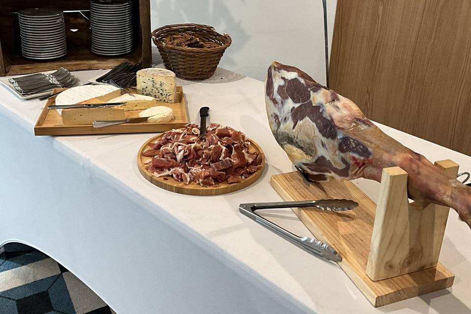 Découpe de jambon Serrano